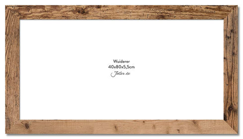 Altholzbilderrahmen 40x80|5,5cm